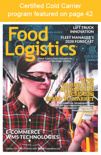 Cover of Food Logsitics Magazine